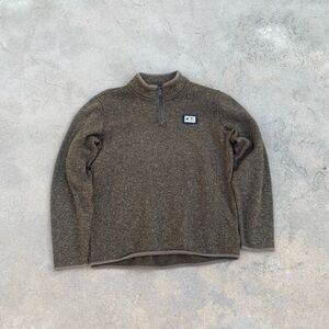 Hurley Olive Zip-Up Sweater